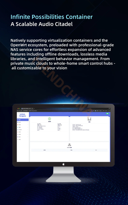 TNB terNario Navigator Pro Music Server Roon Ready NAS Storage Gigabit Router for Audiophiles