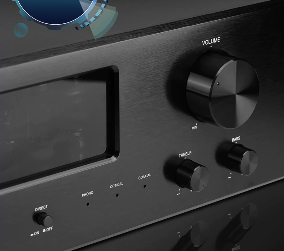 Nobsound AX-1000 black HiFi stereo class AB 145W*2 tube amplifier