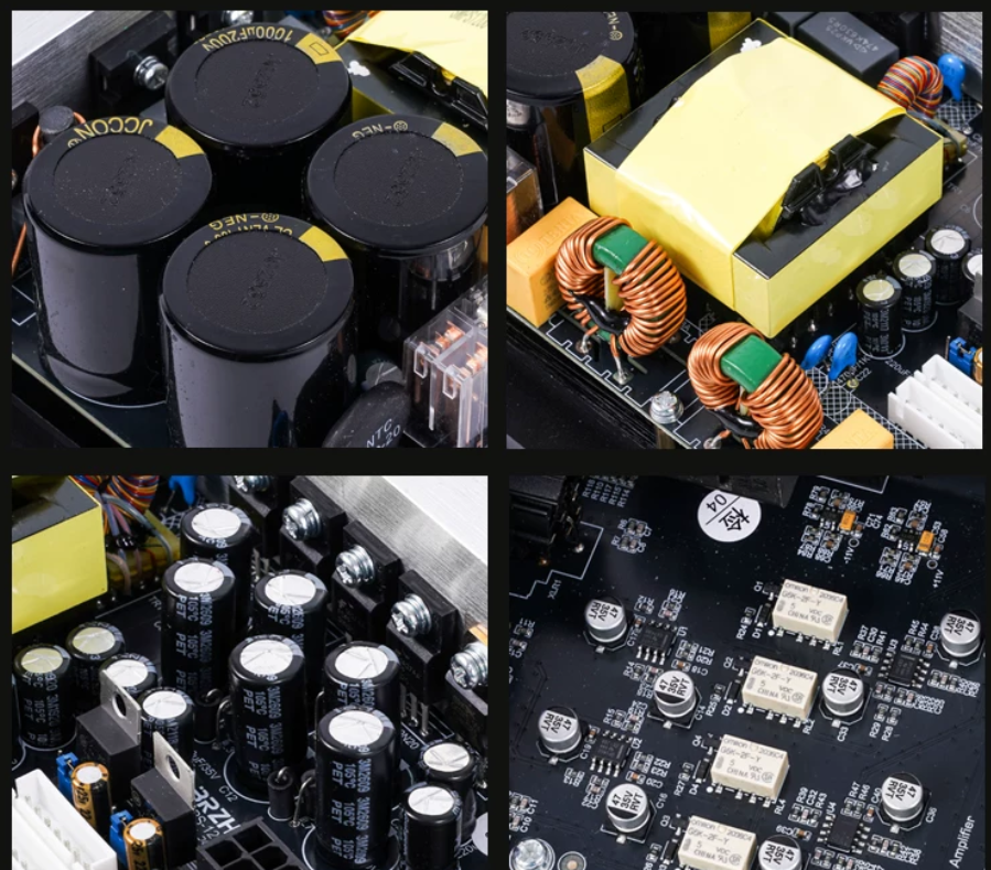 GaN200 Ultra-Low Distortion class A Gallium Nitride Power Amplifier 200W+200W Bridgeable amplifier