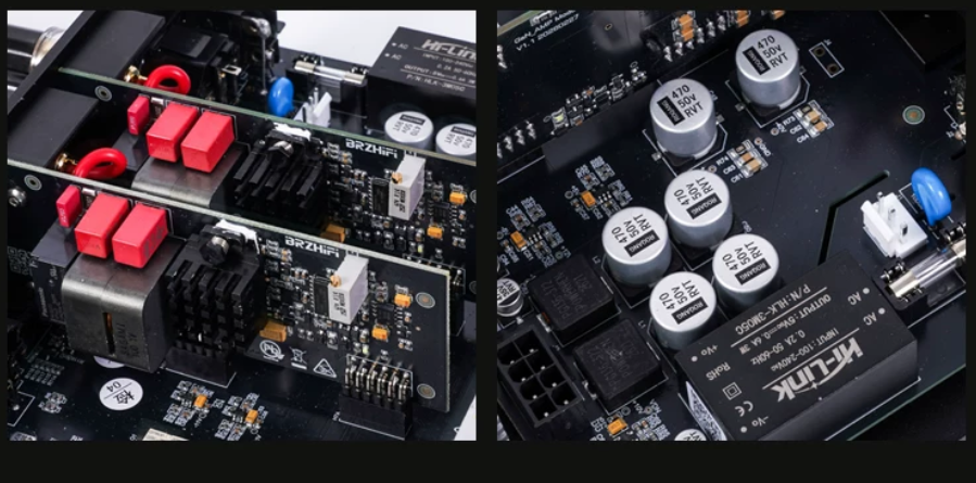 GaN200 Ultra-Low Distortion class A Gallium Nitride Power Amplifier 200W+200W Bridgeable amplifier