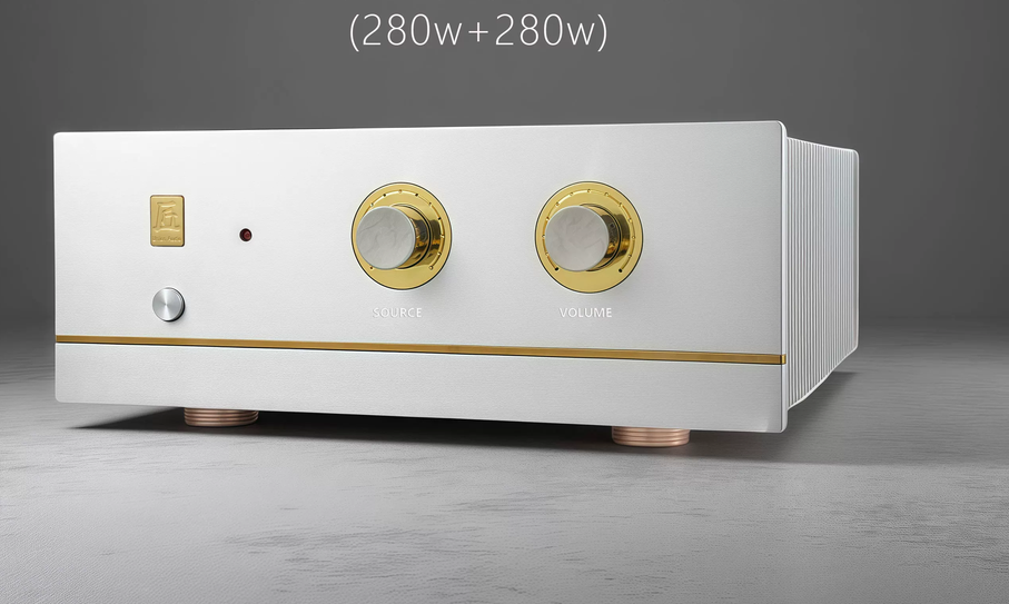 High power high current high voltage HIFI, high-end high fidelity class AB combined HIFI power amplifier  280W/8 ohms 560W/4 ohms 