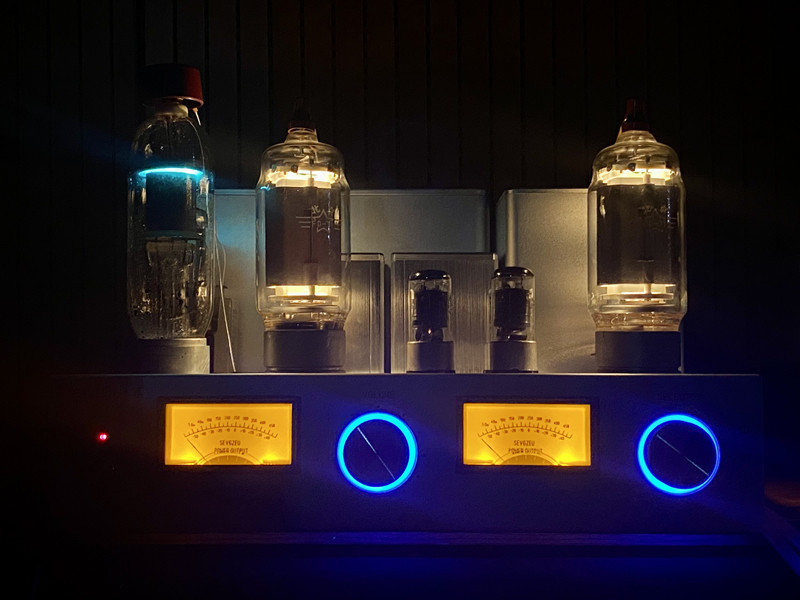 Silver FD71 Single-ended Class-A High Power 40W*2 stereo tube amplifier
