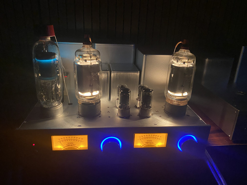Silver FD71 Single-ended Class-A High Power 40W*2 stereo tube amplifier