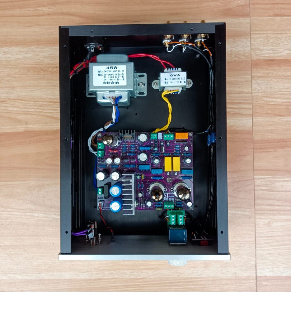 EF80/6BX6 HIFI DIY stereo Electronic tube preamplifier 6Z4/6X4 electronic tube rectifier