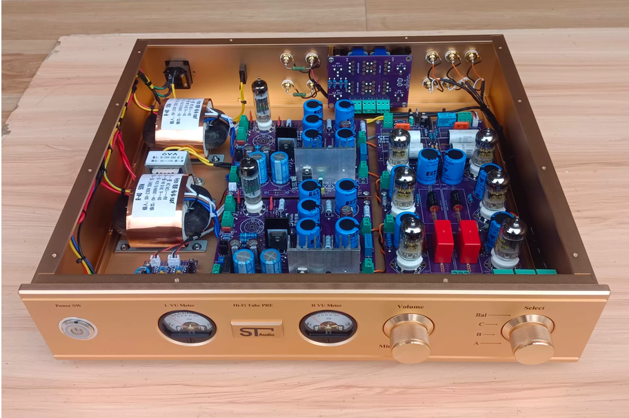 ST Golden Balance JADIS JP200  EU Edition 6Z4 Rectifier 12AX7/ECC83 Electron Tube  HIFI Pre preamplifier  with tubes