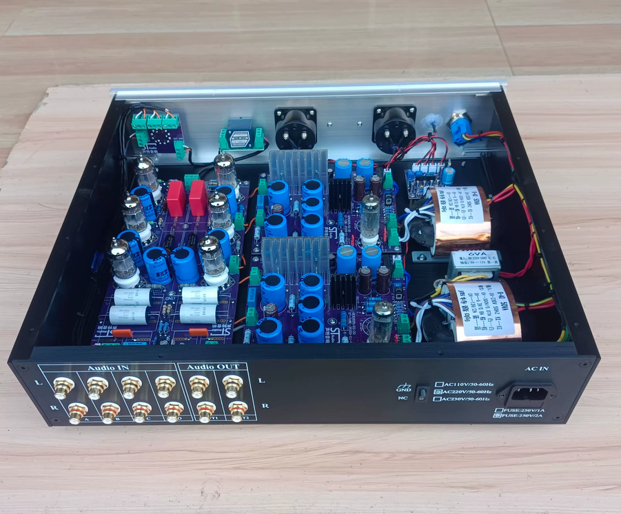 ST Golden Balance JADIS JP200  EU Edition 6Z4 Rectifier 12AX7/ECC83 Electron Tube  HIFI Pre preamplifier  with tubes