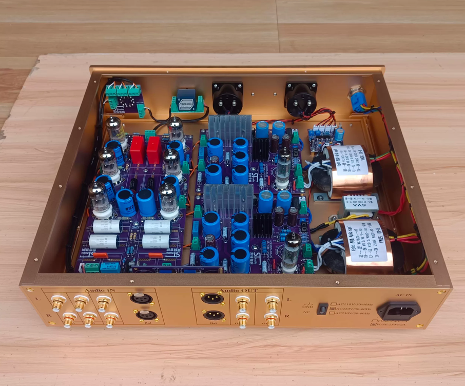 ST Golden Balance JADIS JP200  EU Edition 6Z4 Rectifier 12AX7/ECC83 Electron Tube  HIFI Pre preamplifier  with tubes