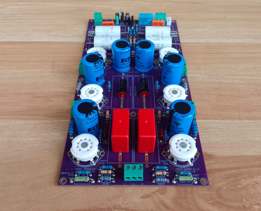 ST Golden Balance JADIS JP200  EU Edition 6Z4 Rectifier 12AX7/ECC83 Electron Tube  HIFI Pre preamplifier  with tubes