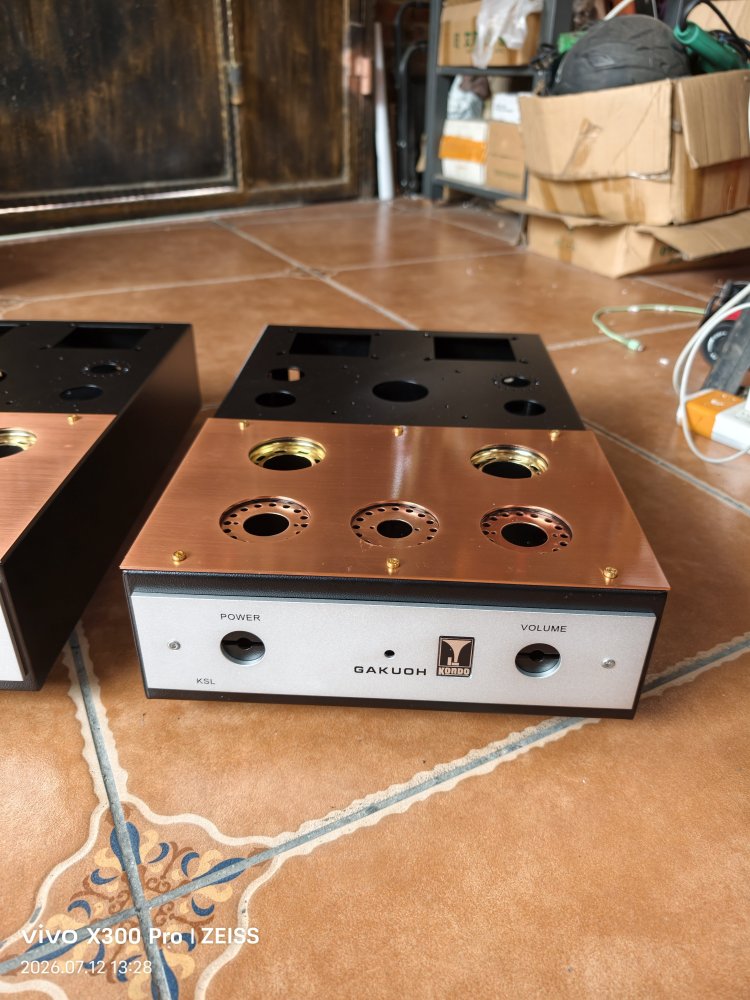 300B hifi diy tube amplifier chassis Split Aluminum iron bonding case