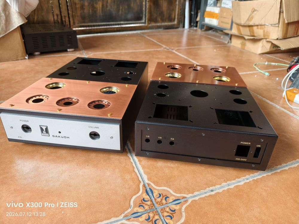 300B hifi diy tube amplifier chassis Split Aluminum iron bonding case