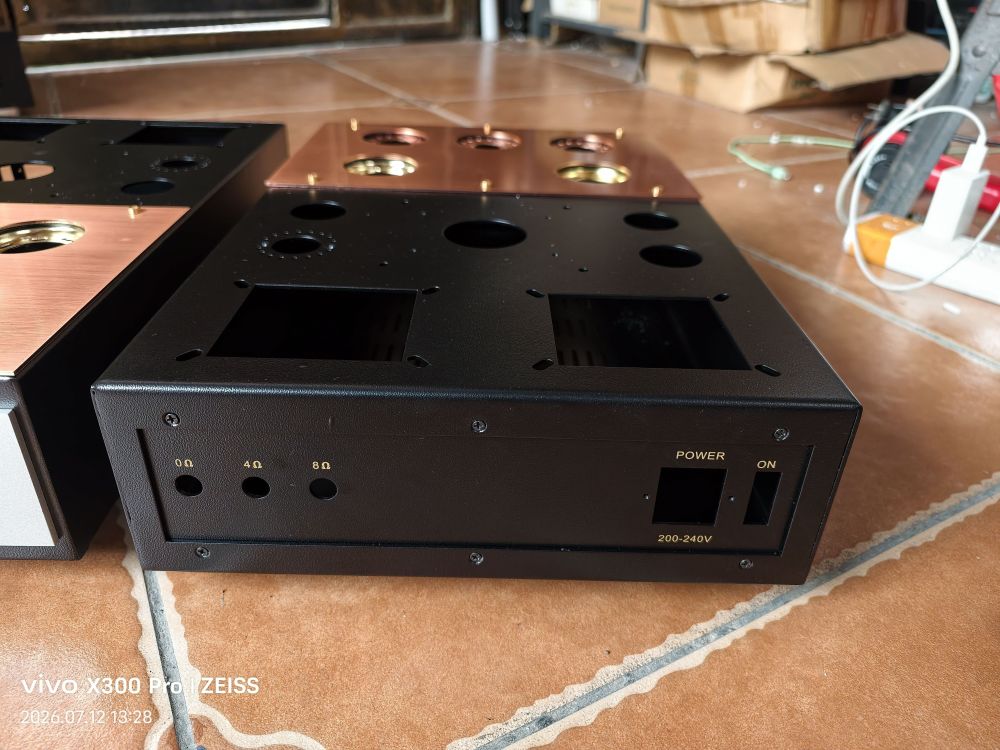 300B hifi diy tube amplifier chassis Split Aluminum iron bonding case