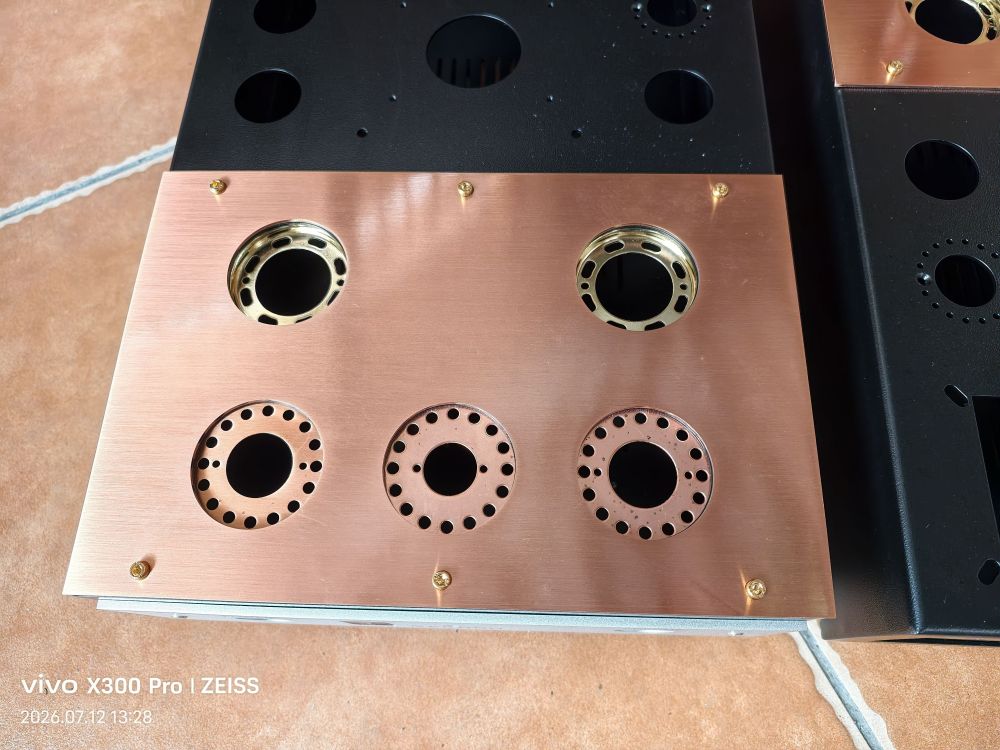 300B hifi diy tube amplifier chassis Split Aluminum iron bonding case