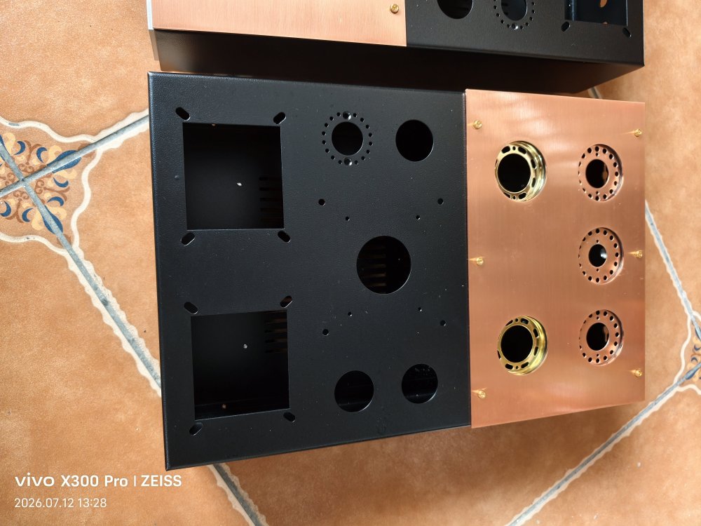300B hifi diy tube amplifier chassis Split Aluminum iron bonding case
