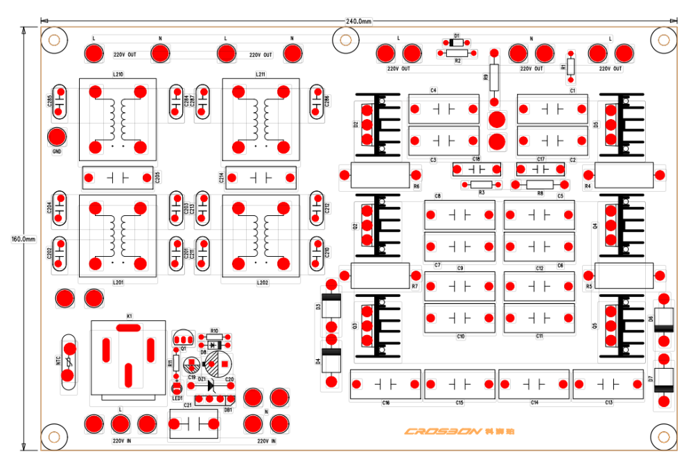 Crosbon CR-685 Hifi Audiophile power filter processor audio specific purification