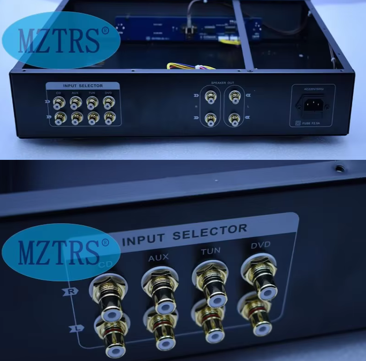 MZTRS Imitation Gaowen Preamp Integrated Power Amplifier Chassis Remote Volume Controller Passive Preamp