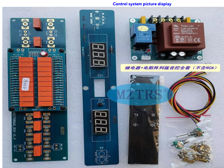 MZTRS Imitation Gaowen Preamp Integrated Power Amplifier Chassis Remote Volume Controller Passive Preamp