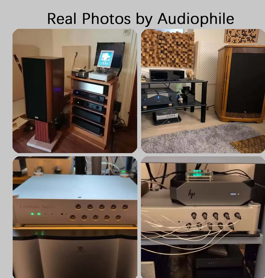 Active Audio Ground Box HIFI Noise Reducer for Amplifier DAC CMC Upgrade Power Purifier Static Elimination Improve Sound Quality