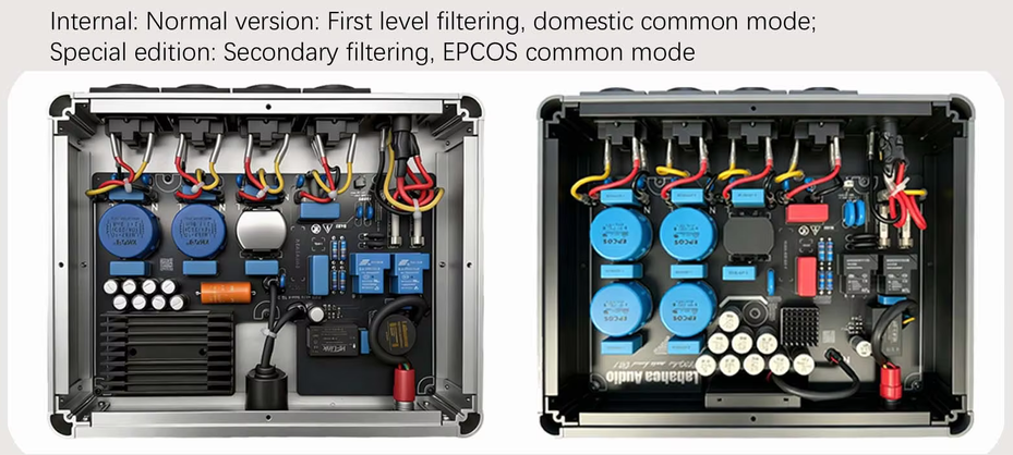 HIFI Audio Power Filter High-Power Filter Lightning Protection and Anti-interference Plug-in Power Supply