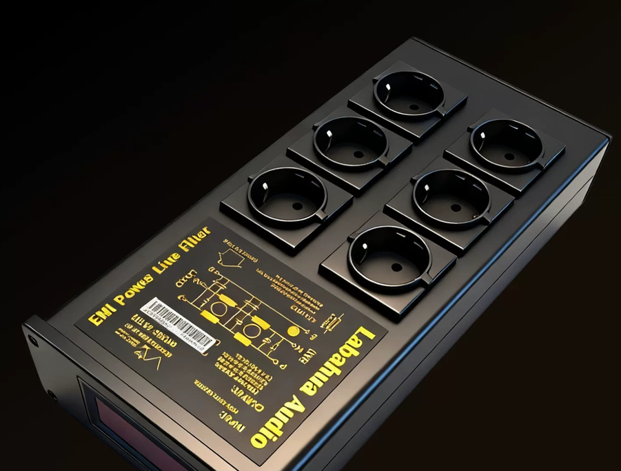 Labahua Audio European Standard Power Station Audio AC Power Filter Wireless Connection Patented Product Digital Display