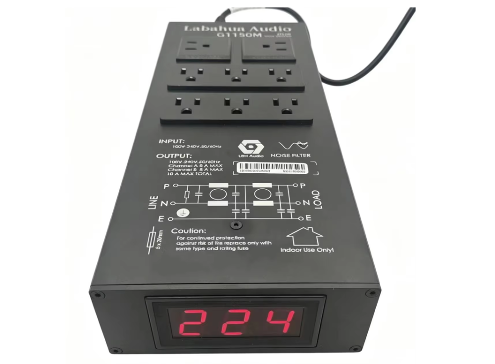 Labahua Audio HiFi Power Station SE400 US AU Audio Filter 8Channel US Output Connectors Wireless Connection Patented Product