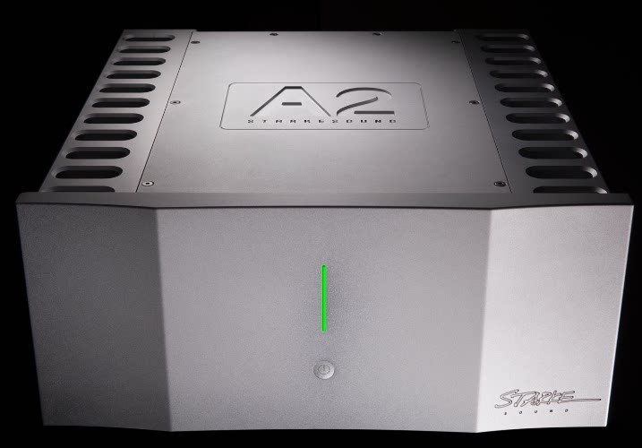Imitation StarkeSound all aluminum Class A amplifier chassis silver HIFI DIY amp case with heatsink