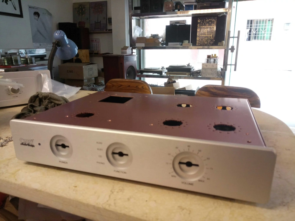 HIFI DIY tube preamp chassis Iron power amplifier case Suitable for installing American CARY circuits