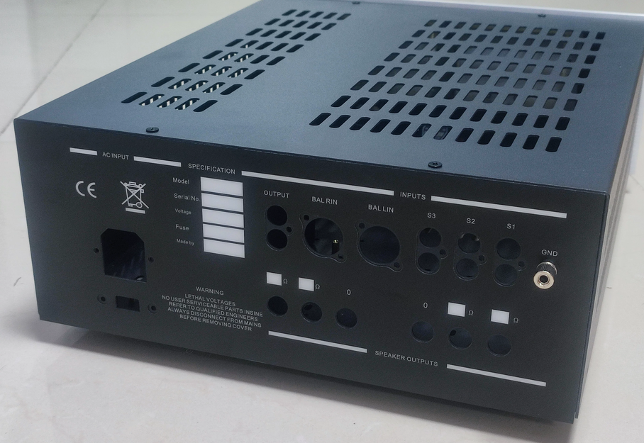 AN M2 Compatible AN P1 P2 KIT-4 Audio Enclosure  Aluminum Amplifier Chassis VU Meter Tube Pream DIY Case  390x330x150mm