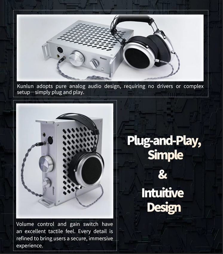 Fully-Balanced Desktop Headphone Amplifier with GaNFET Technology and Preamplifier Output