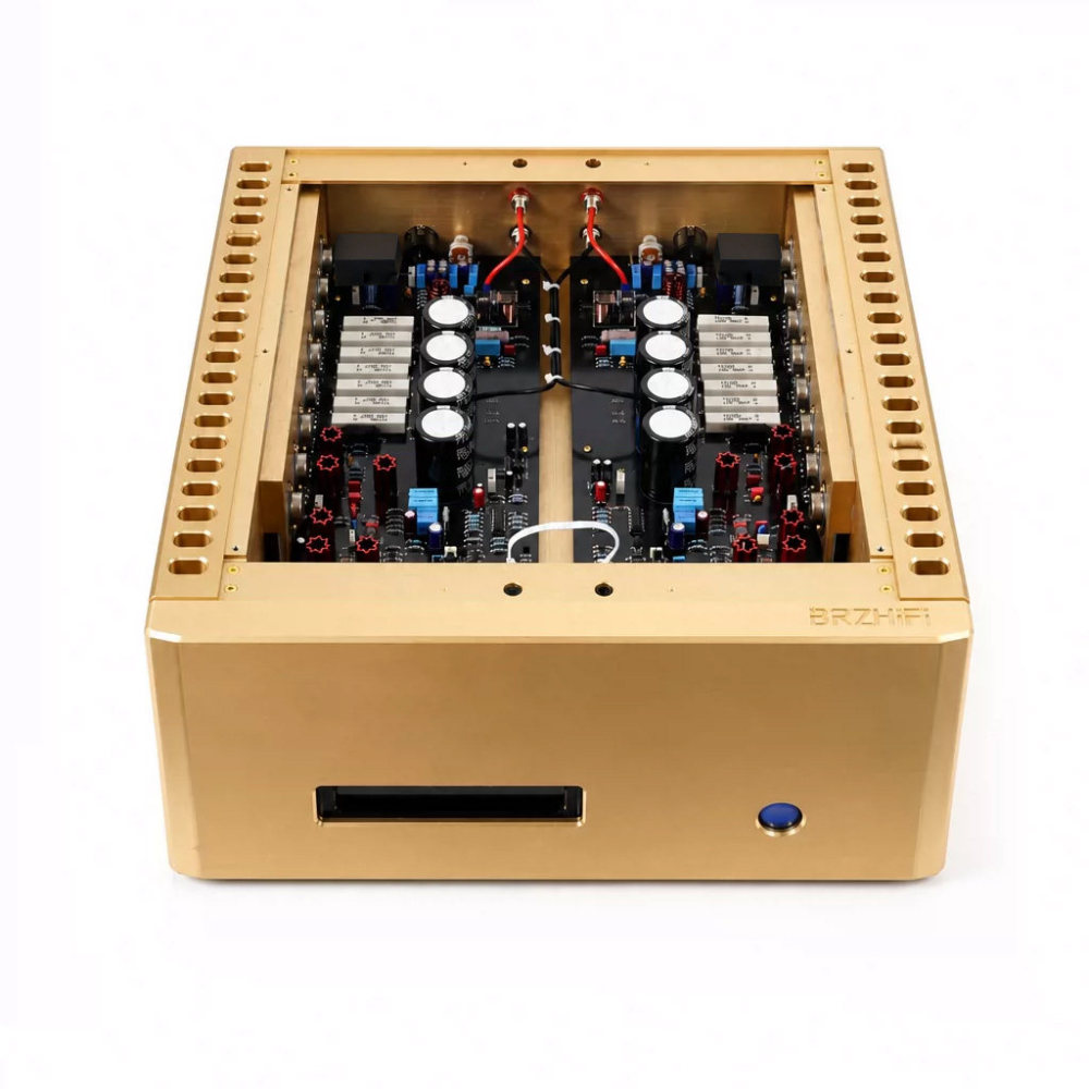 BRZHIFI Gold 711 HI-END stereo audio power amplifier Collector's Edition
