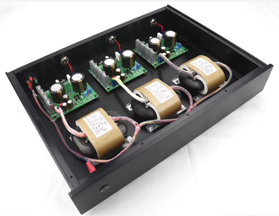 NEW arrive high version S11 3 Way output Ultra-low Noise Linear Power Supply DC5V + DC9V + DC12V LPS