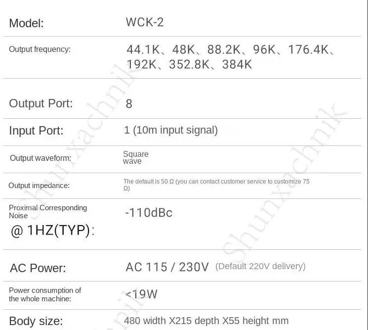 LHY OC-01 Adjustable Scalable Sizable OCXO 10M Synchronizer Audio Frequency Clock WCK Constant Temperature 44.1K 96K 192K 384K