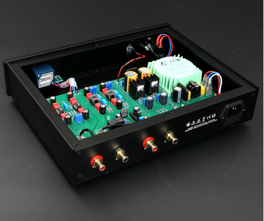 C7mini HIFI DIY stereo Single ended amplification preamplifier Based on MBL6010 circuit The AP test is excellent