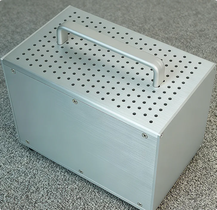 158 Full Aluminum Power Supply Chassis Industrial Control Power Amplifier Tube Preamp Chassis Computer Case, Aluminum Alloy Shell Instrument Enclosure