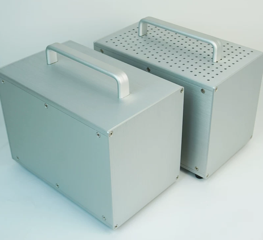 158 Full Aluminum Power Supply Chassis Industrial Control Power Amplifier Tube Preamp Chassis Computer Case, Aluminum Alloy Shell Instrument Enclosure