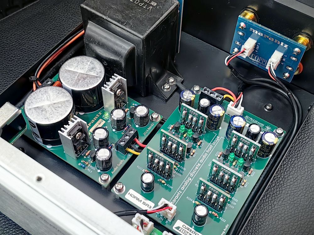 HDAM-S3 Fully discrete HIFI DIY stereo preamplifier Refer to Marantz SA3 circuit