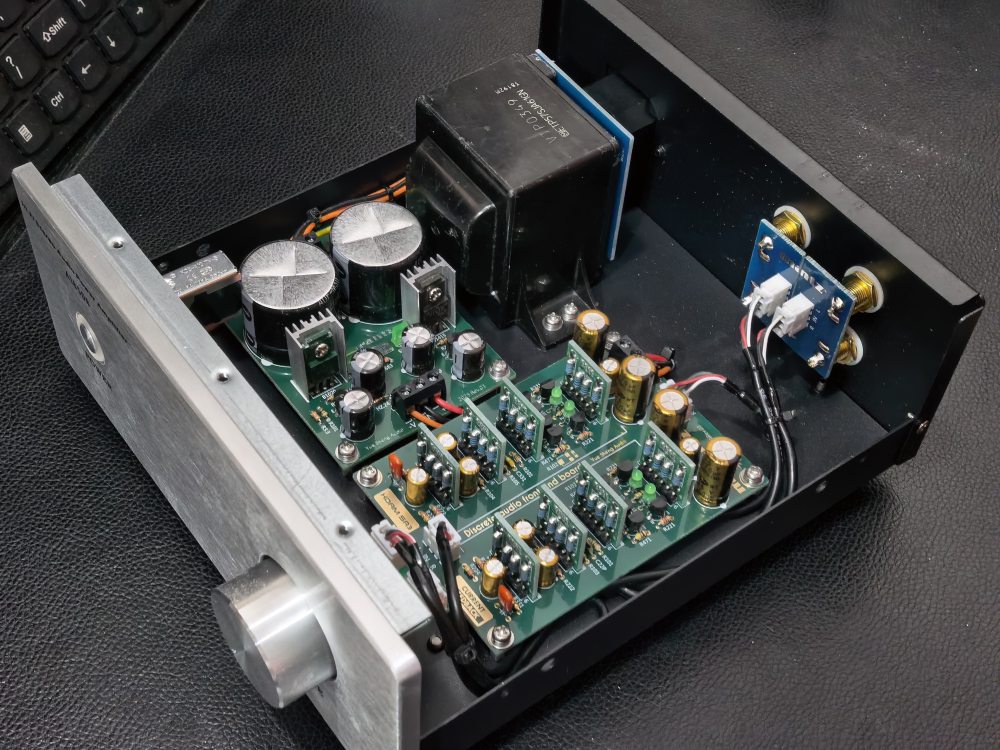 HDAM-S3 Fully discrete HIFI DIY stereo preamplifier Refer to Marantz SA3 circuit
