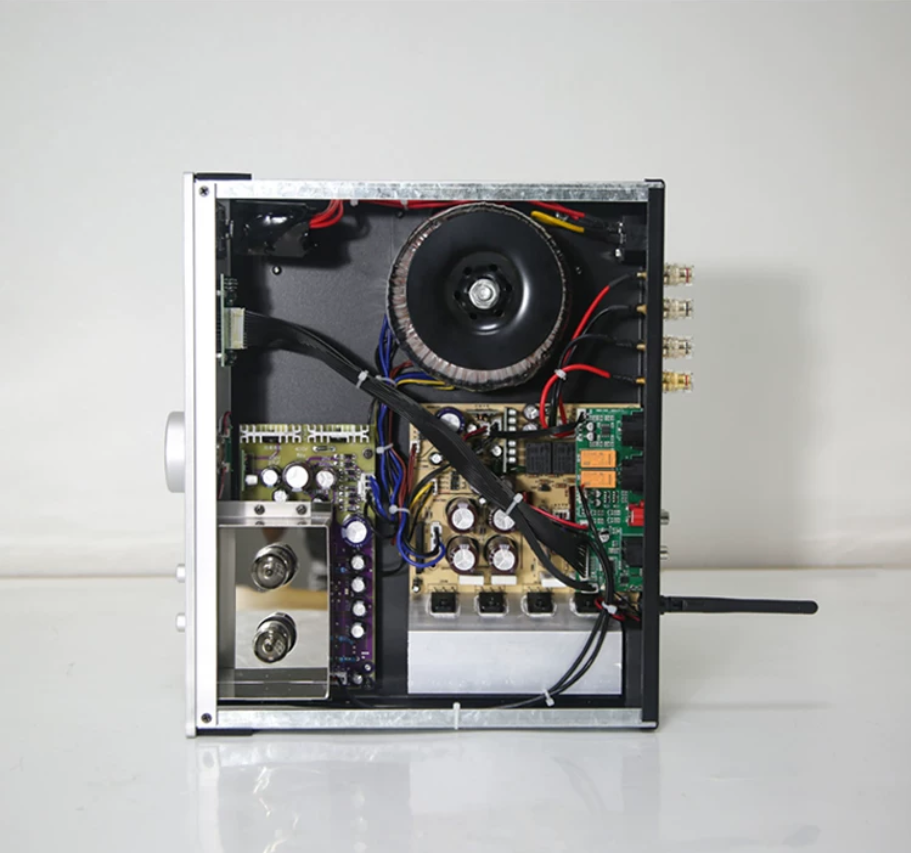 YSAM80 HiFi 150W*2 Electronic tube transistor combined with power amplifier with BT and remote control
