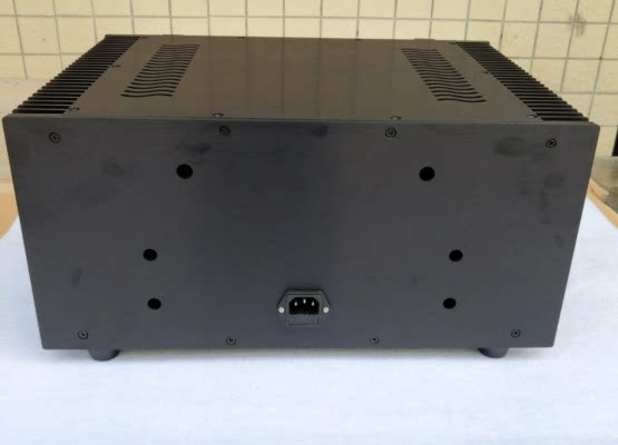 Bryston full aluminum alloy Class A amplifier chassis black HIFI DIY box with heatsink
