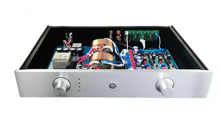MP200 HIFI DIY stereo transistor tone preamplifier with Four input selection