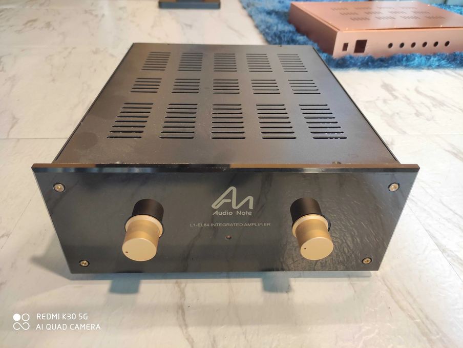 Direct-Cut Audio Note EL84 Push-Pull Finished Tube Amplifier for Hi-Fi Enthusiasts