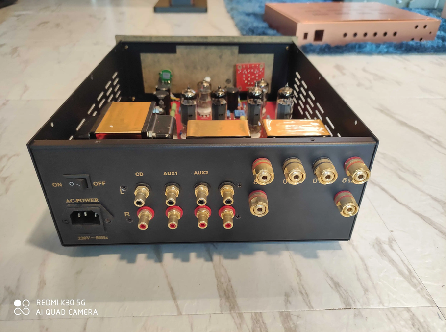 Direct-Cut Audio Note EL84 Push-Pull Finished Tube Amplifier for Hi-Fi Enthusiasts