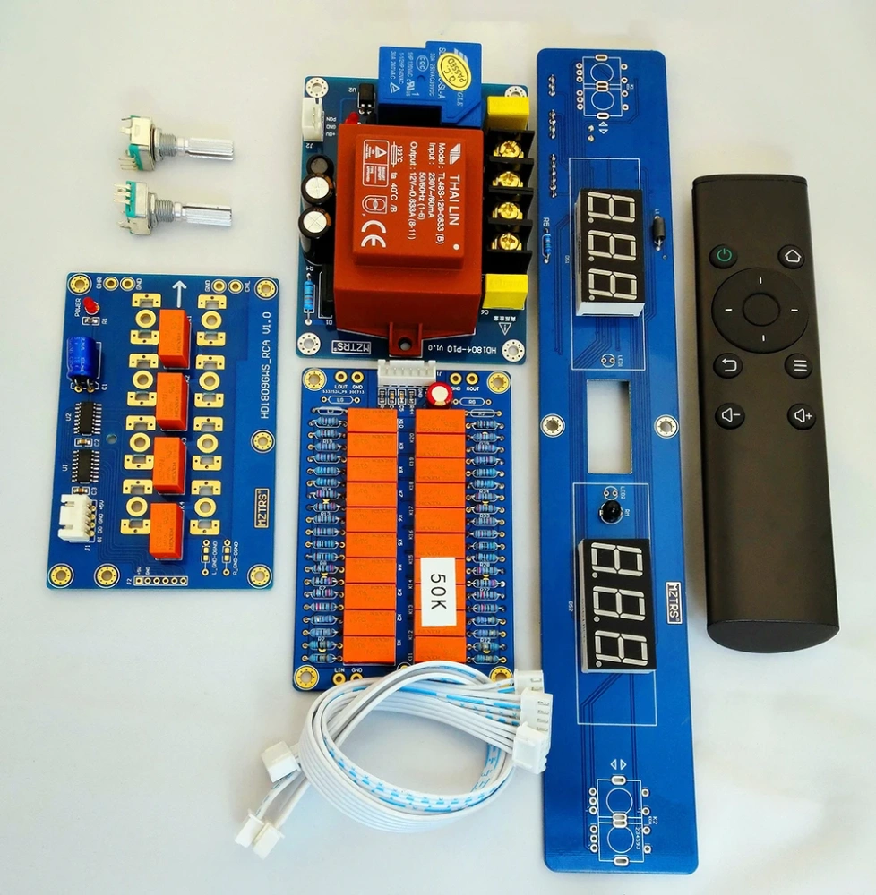 HiFi Infrared Remote Control Volume Control Adjust Board ALPS27 Amplifier Preamp Motor Relay Potentiometer Reference GOLDMUND