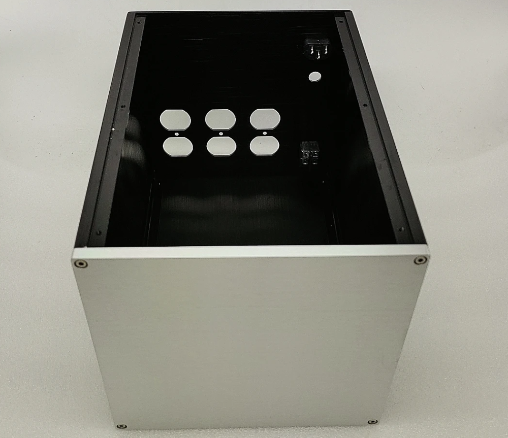 DYT-1 Heightening Full Aluminum amplifier Enclosure/preamp case/amp box/DIY power supply chassis 211.5*211.5*311mm