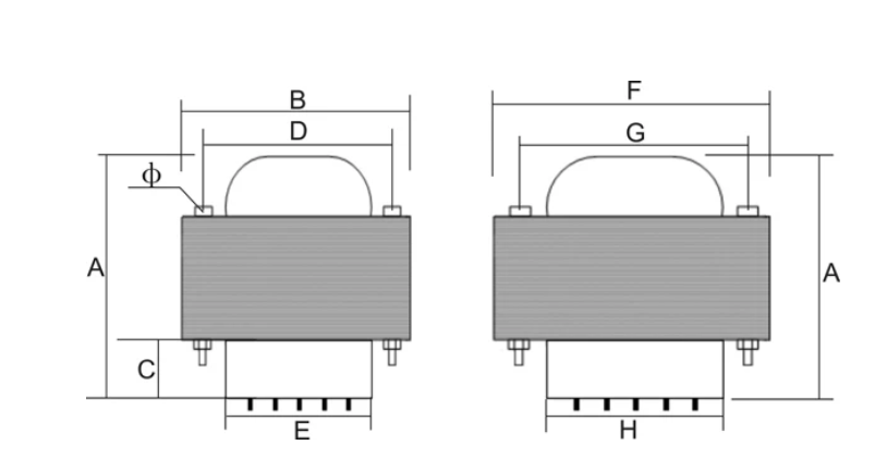 Raphaelite 400W-7.5-120 100V110V120V power transformer 6550, KT88, EL34 push-pull Tube buffer