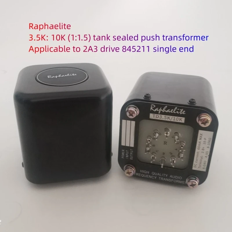 Raphaelite 3.5K: 10K (1:1.5) tank sealed push transformer suitable for 2A3 drive 845211 single ended