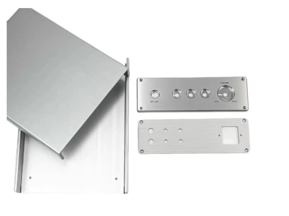 NEW type184 silver Aluminum Power supply audio decoder DIY Case Tone Control Audio amplifier Case Housing Box 190*62*239mm