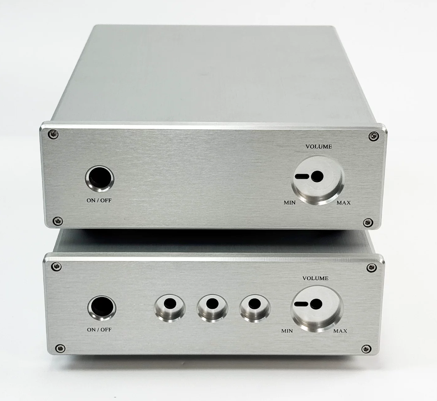 NEW type184 silver Aluminum Power supply audio decoder DIY Case Tone Control Audio amplifier Case Housing Box 190*62*239mm