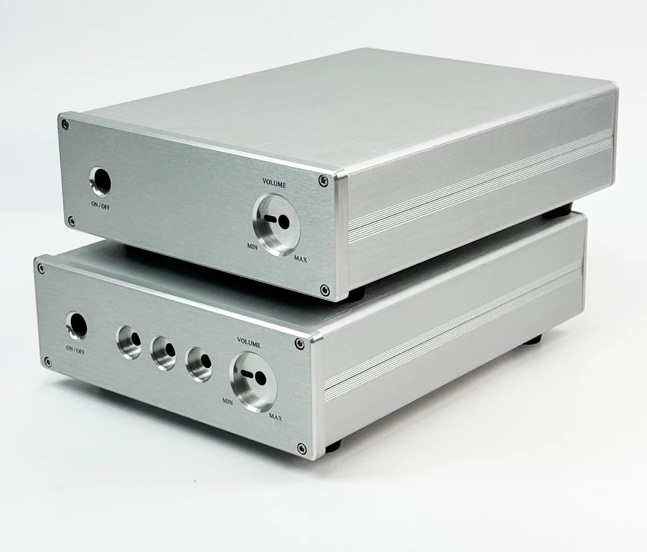 NEW type184 silver Aluminum Power supply audio decoder DIY Case Tone Control Audio amplifier Case Housing Box 190*62*239mm