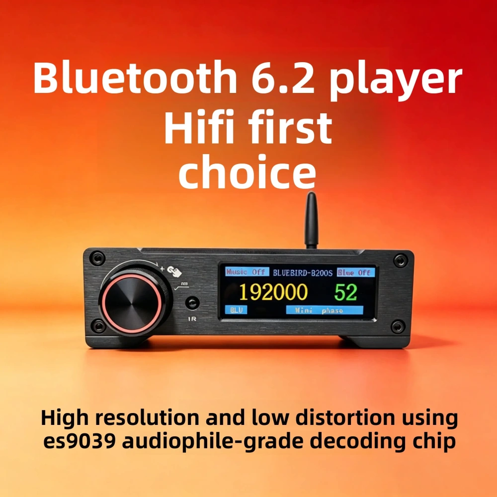 BREEZE 2027 latest Bluebird B200 Bluetooth 6.2 player, single and double ES9039 decoding FET tuning 15 m transmission LDAC