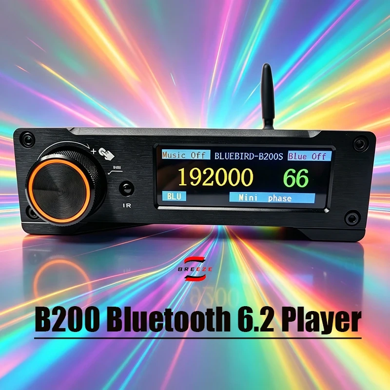 BREEZE 2027 latest Bluebird B200 Bluetooth 6.2 player, single and double ES9039 decoding FET tuning 15 m transmission LDAC